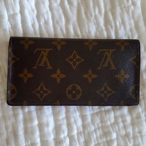 Louis Vuitton checkbook cover